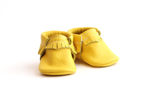 Classic Yellow Moccasins