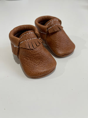 Cognac Classic moccasins size 2