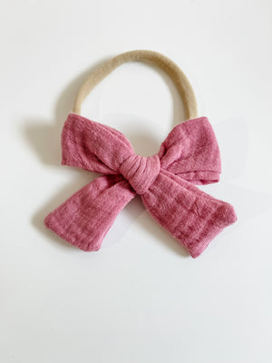 Pink Hair Bow