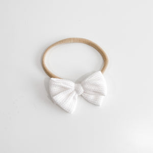 Valentine Tiny White Bow